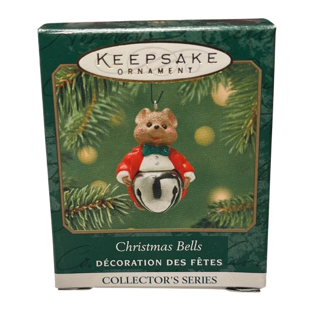 Hallmark Keepsake Ornament Christmas Bells Collector Series 2001 Miniature Mouse